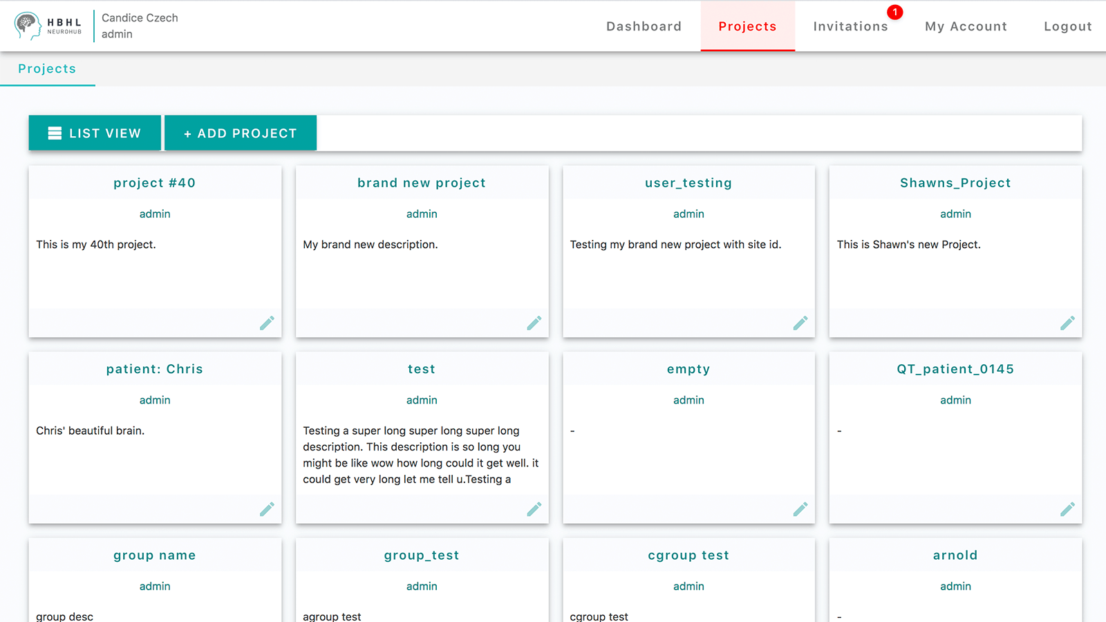 Project snapshot.